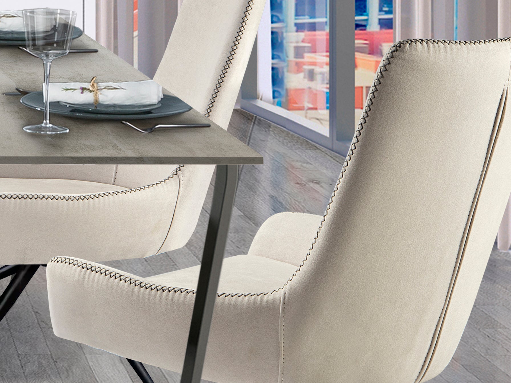 Silla de Ruedas Moderna Blanca y Gris - Schuller - Calidad Premium | luzguru.com