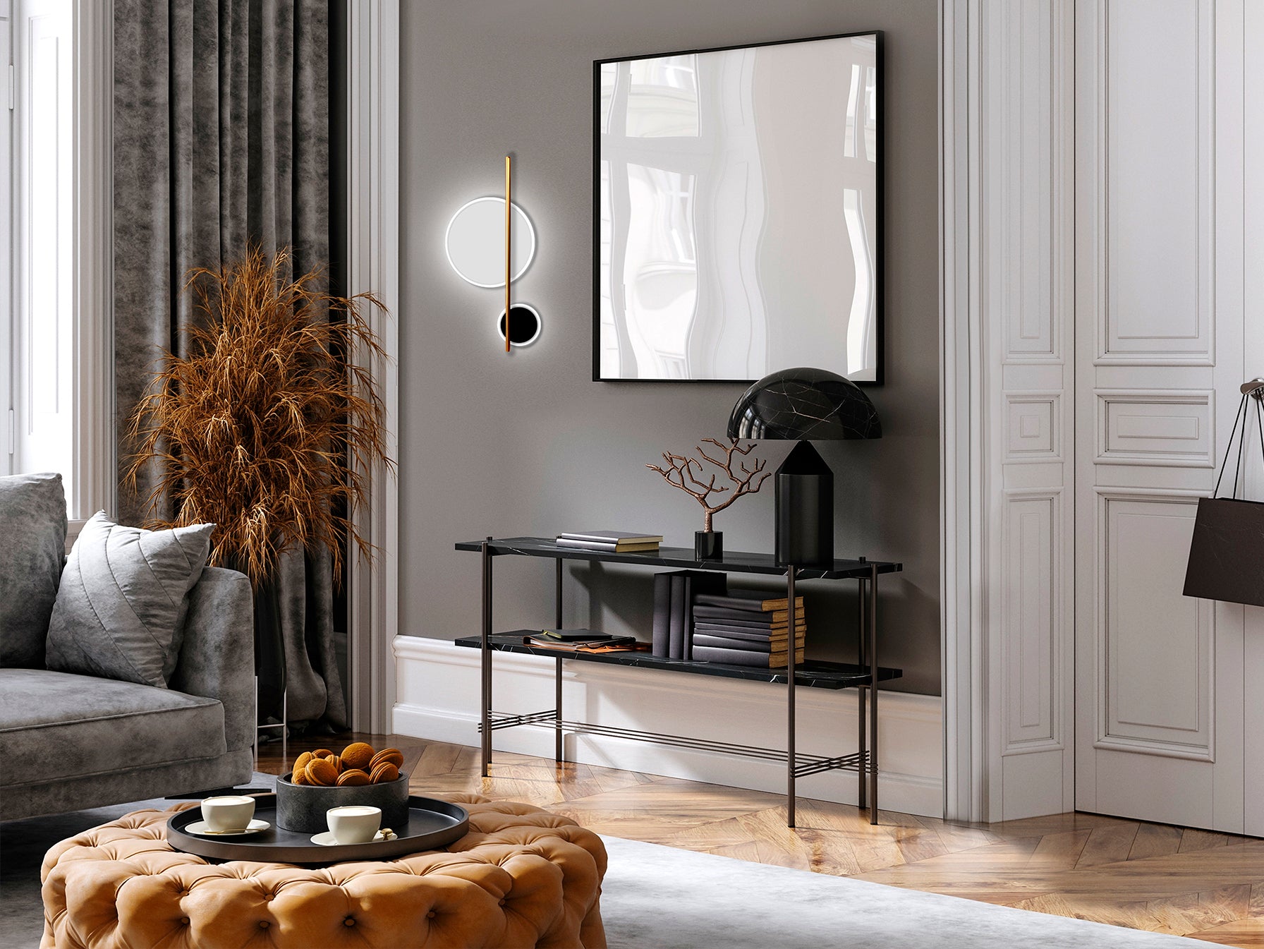 Aplique de Pared DUO Schuller - Diseño Moderno y Elegante | luzguru.com