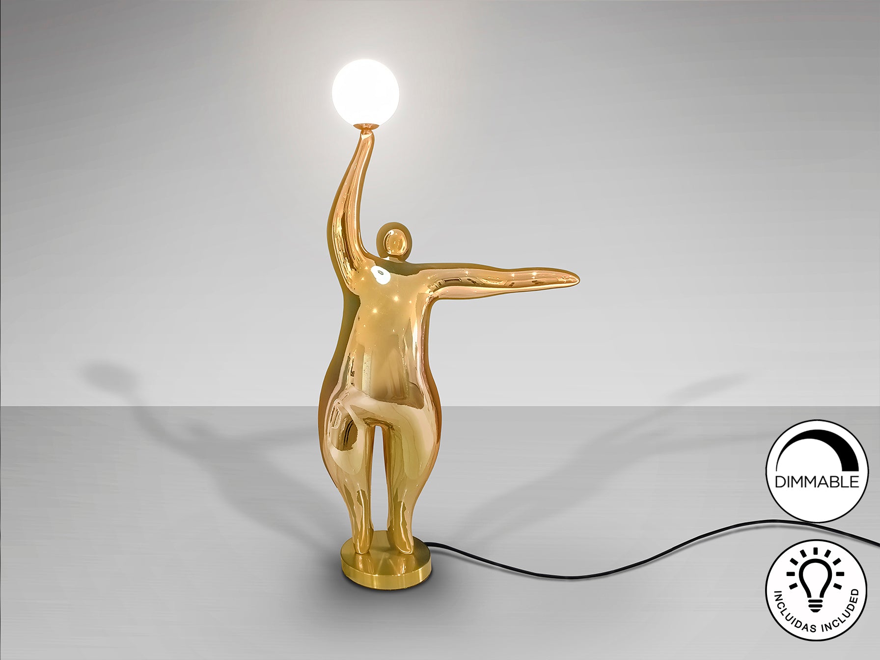 Lámpara de Diseño Schuller El Globo - Oro Brillante | luzguru.com