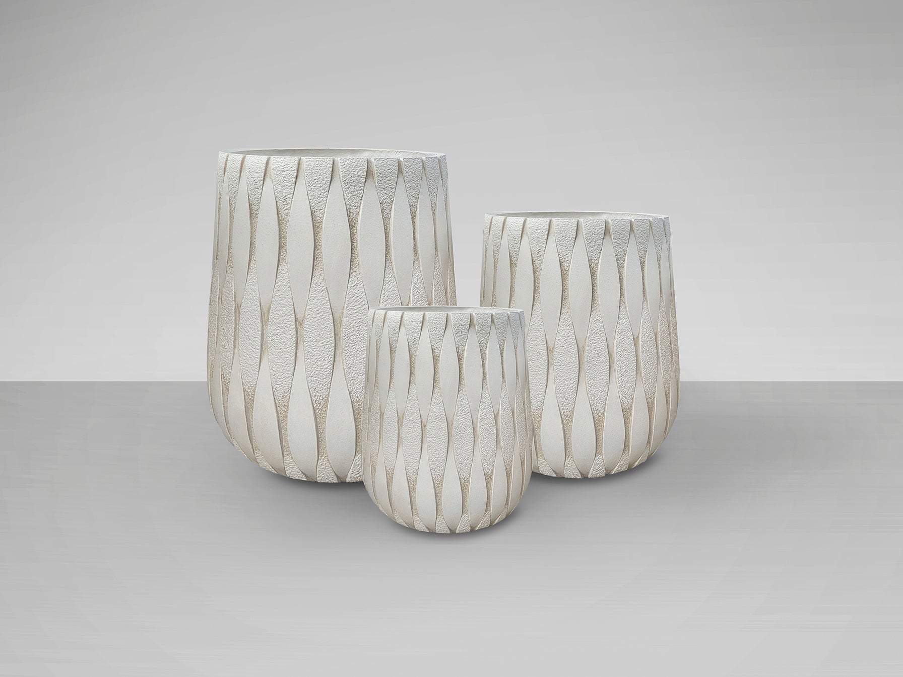 Maceteros Exterior Beige - Set 3 - Schuller Calidad Premium | luzguru.com