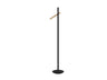 Schuller 373685 - Lámpara de pie Varas Oro/Negro - luzguru.com
