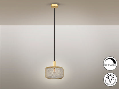 Lámpara de Metal Oro Osiris - Schuller - Calidad Premium | luzguru.com