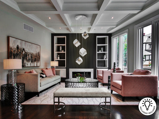 Schuller 720410 - Lámpara Priscila 4 Luces Cromado - luzguru.com