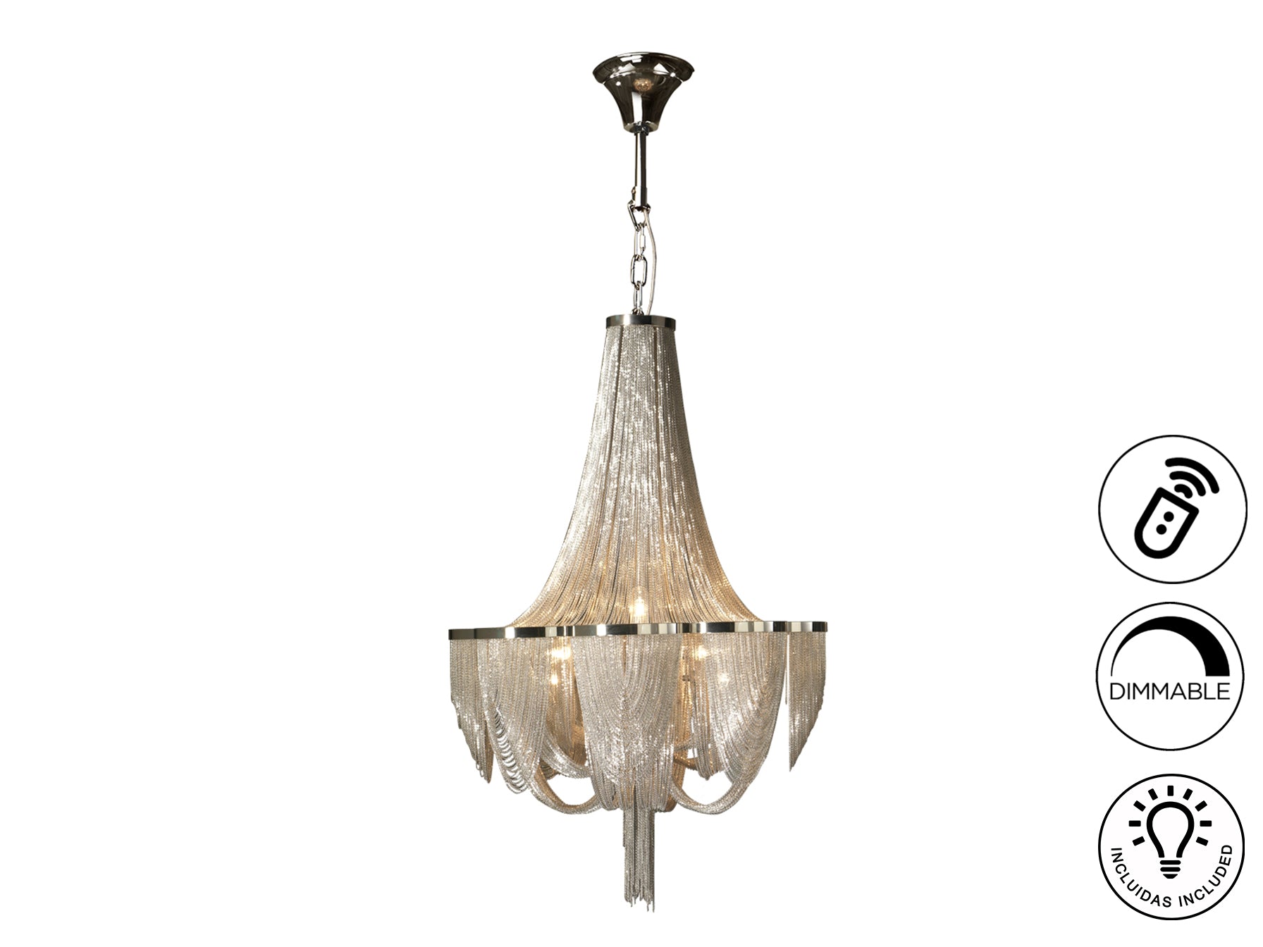 Lámpara Minerva 10 Luces - Schuller - Diseño Elegante | luzguru.com