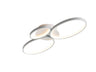Plafón LED Schuller Sios 3 Aros Blanco Arenado - Ref. 518394 - luzguru.com