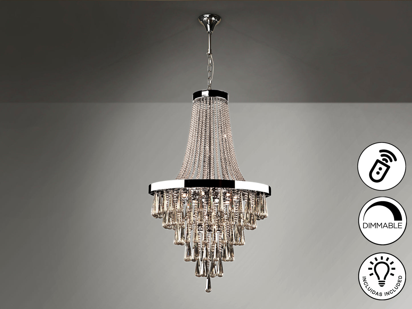 Lámpara de Techo Palace 22 Luces - Schuller - Calidad Premium | luzguru.com