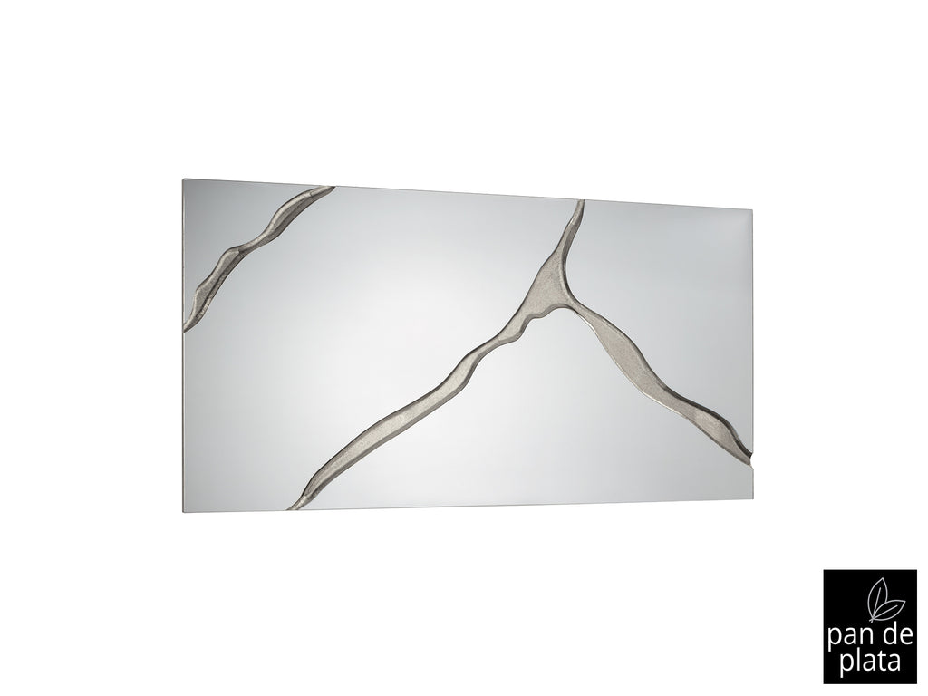 Espejo Rectangular Pan Plata 80x180cm - Schuller - Calidad Premium | luzguru.com