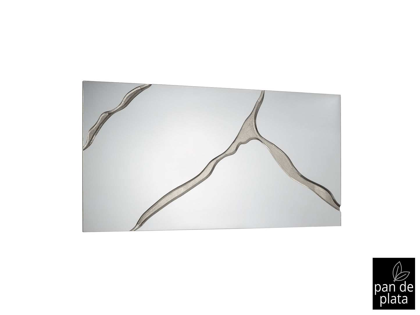 Espejo Rectangular Pan Plata 80x180cm - Schuller - Calidad Premium | luzguru.com