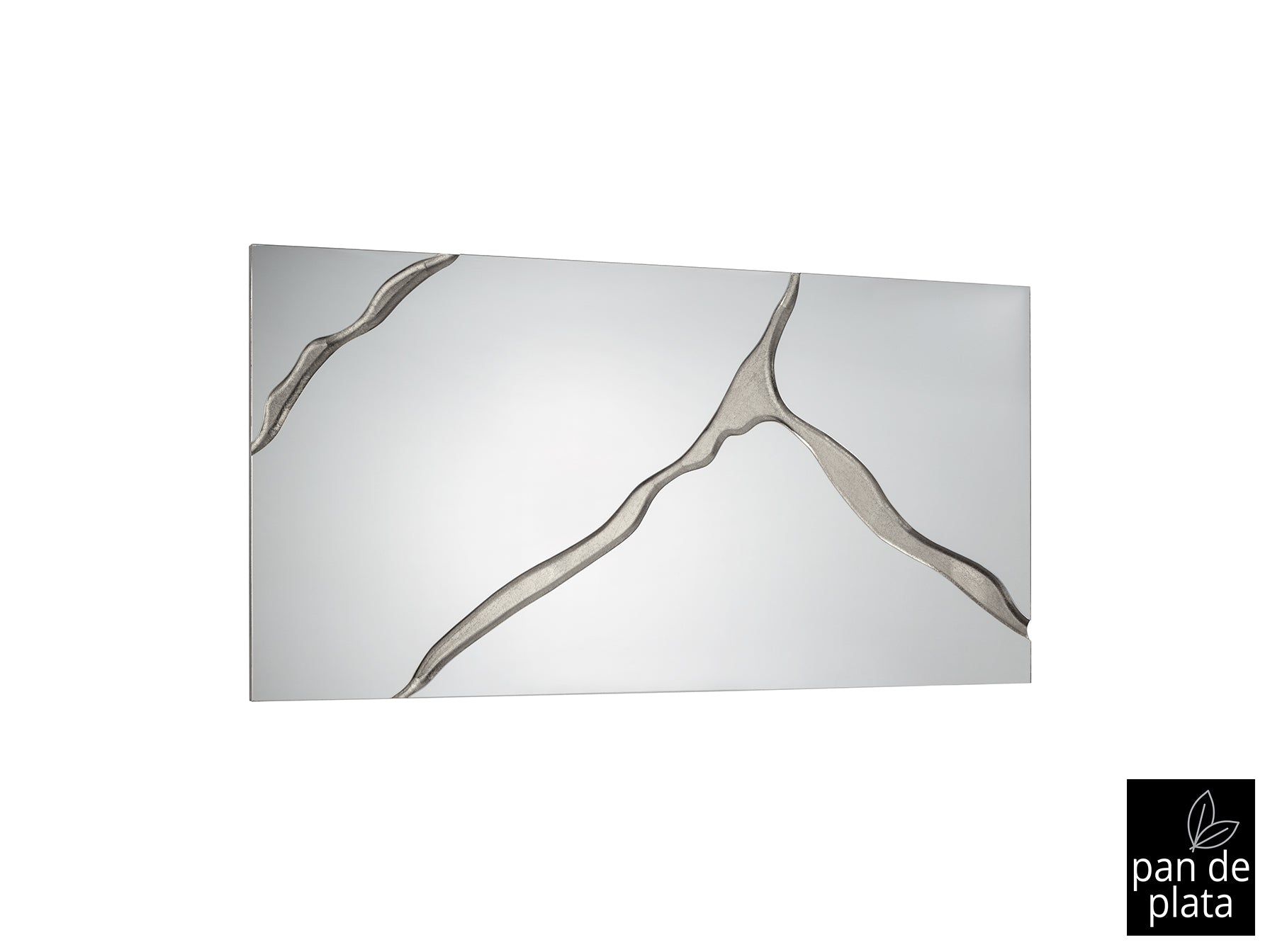 Espejo Rectangular Pan Plata 80x180cm - Schuller - Calidad Premium | luzguru.com