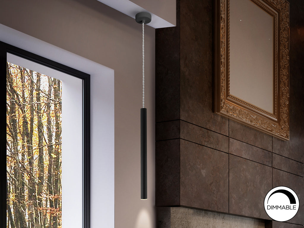 Lámpara LED Moderna Negra - Schuller Varas | luzguru.com