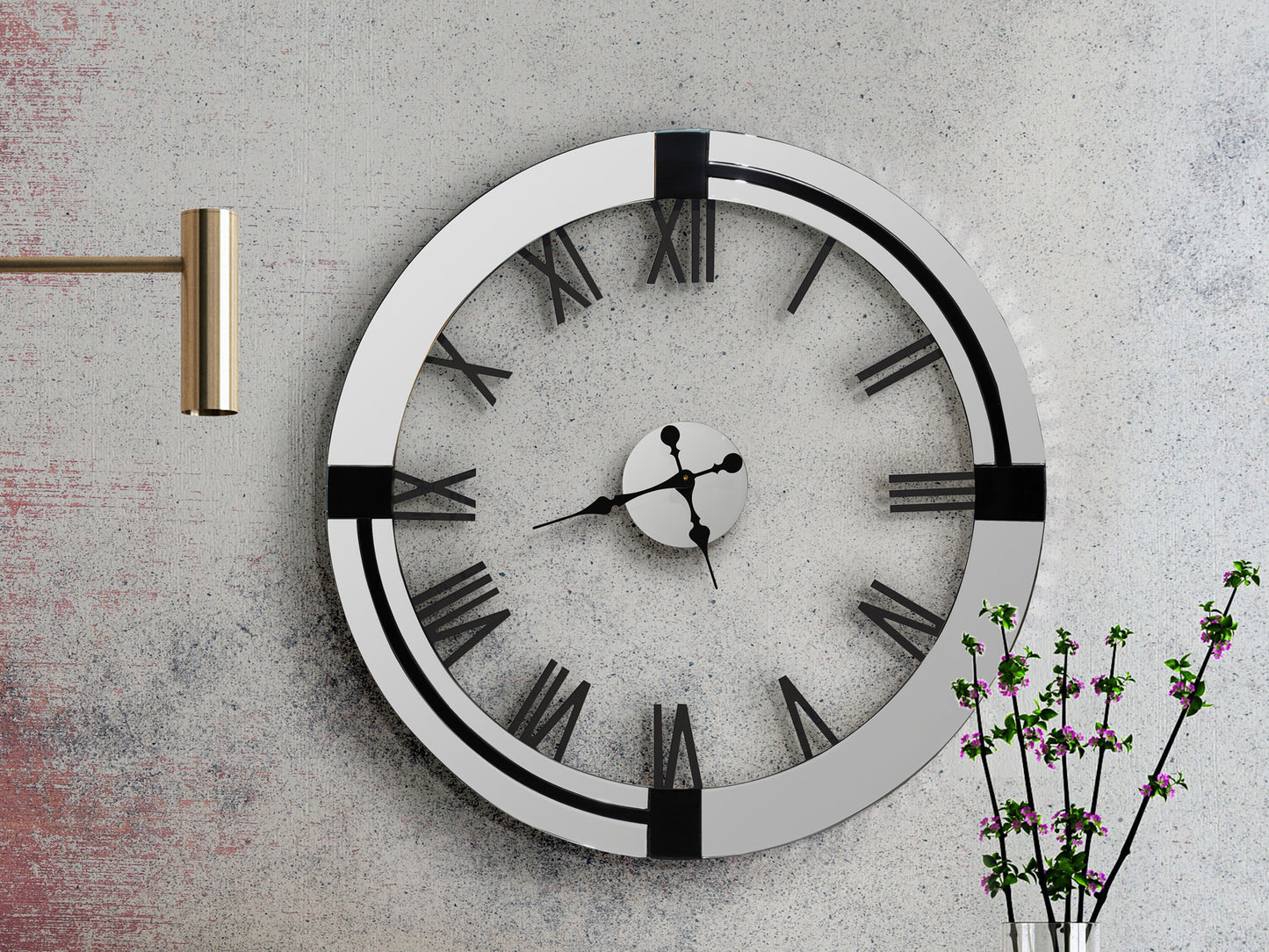 Reloj Pared Moderno Espejo - Schuller Kairos | luzguru.com