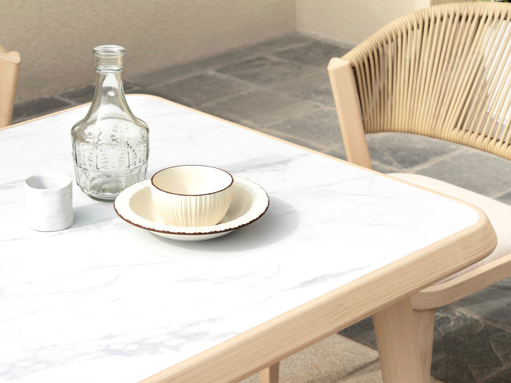 Comedor Exterior Schuller Brizna - Diseño Moderno y Resistente | luzguru.com