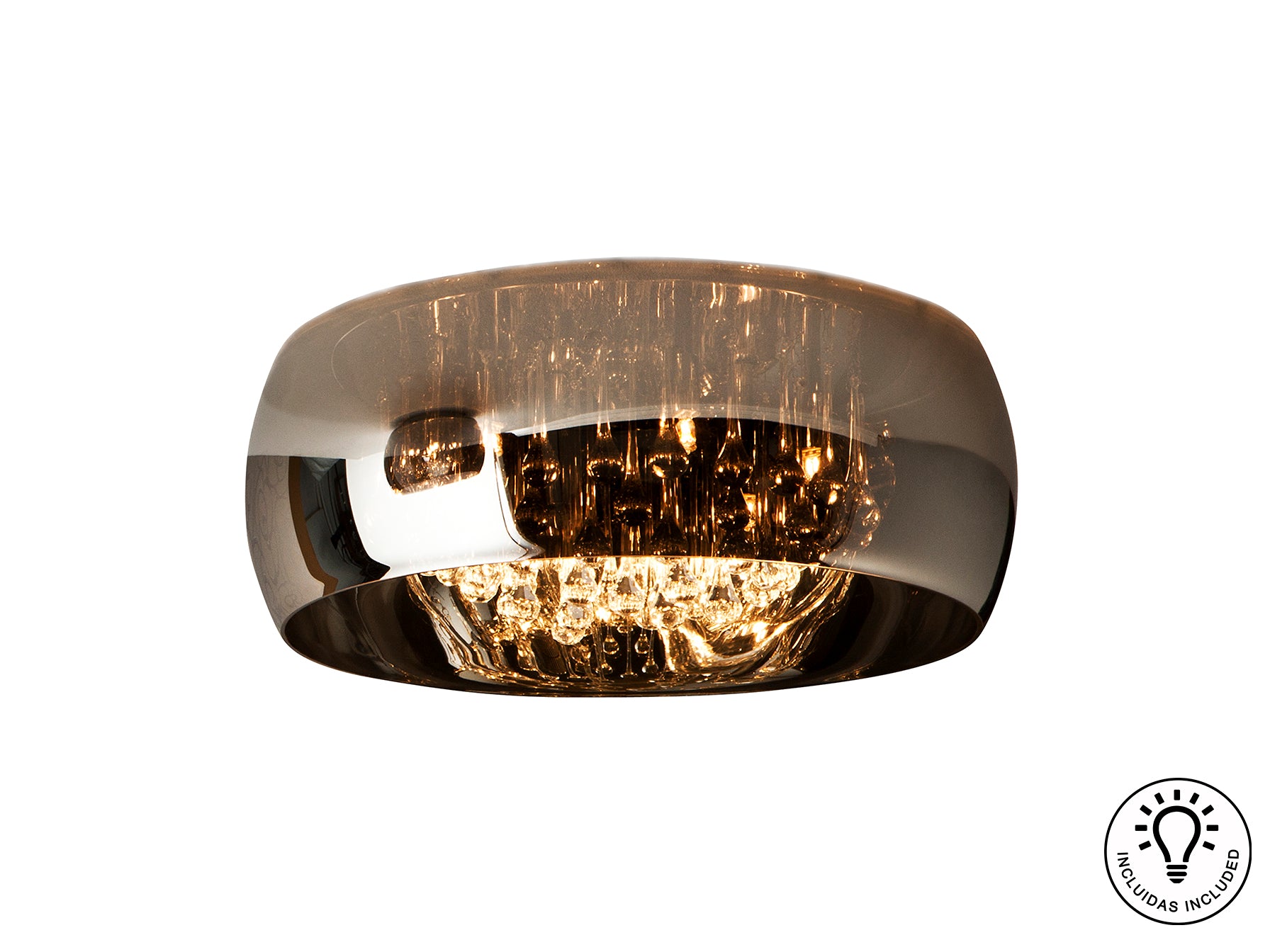 Schuller 508030 - Plafón Argos Cromo - luzguru.com