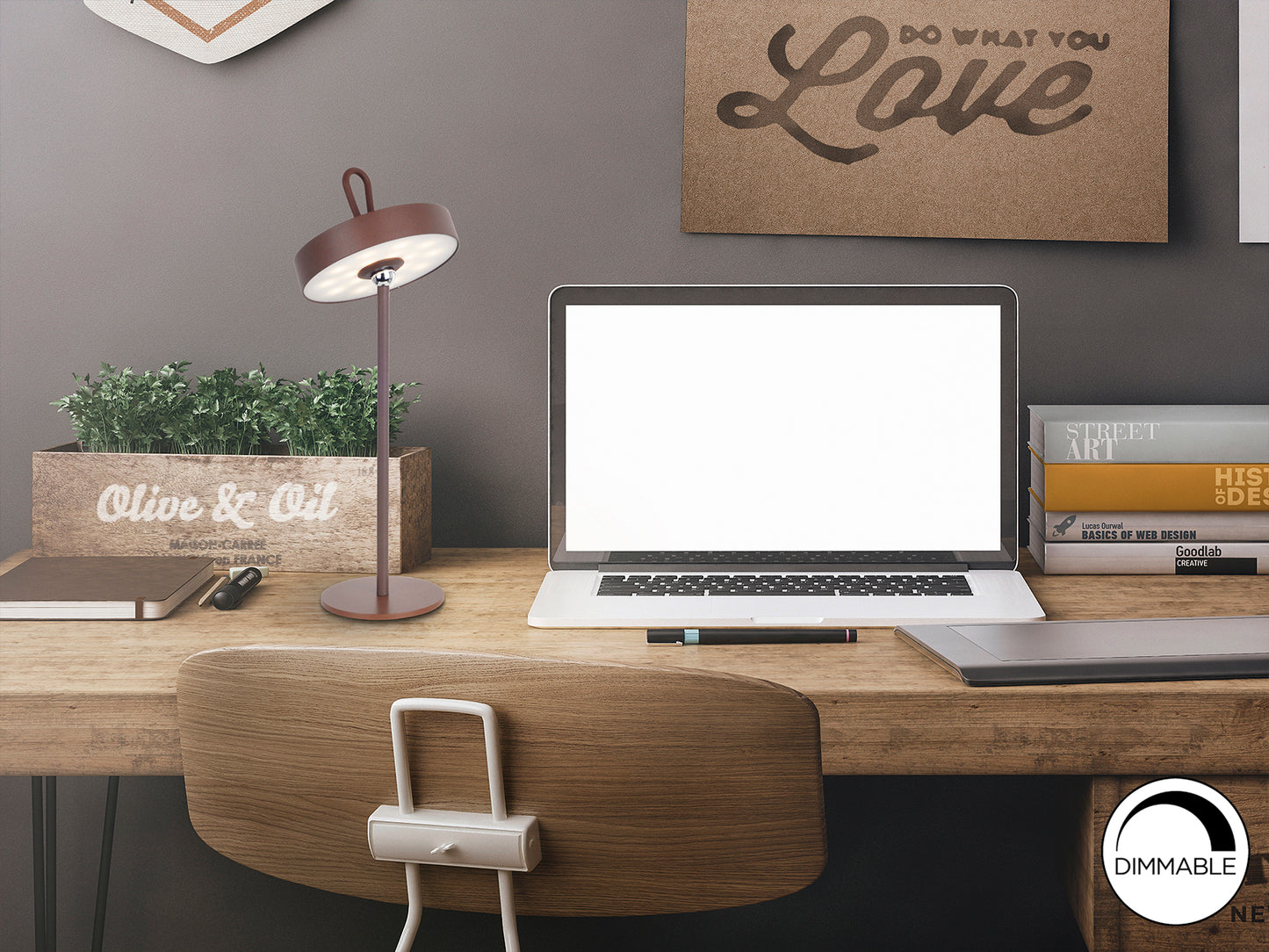 Sobremesa LED Schuller Gong - Iluminación Moderna y Exterior | luzguru.com