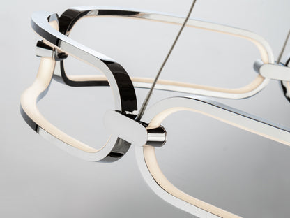 Lámpara Moderna Cromada Colette - Schuller - luzguru.com