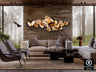 Schuller 895323 - Escultura de Pared Serenity Acero Oro Rosa - luzguru.com