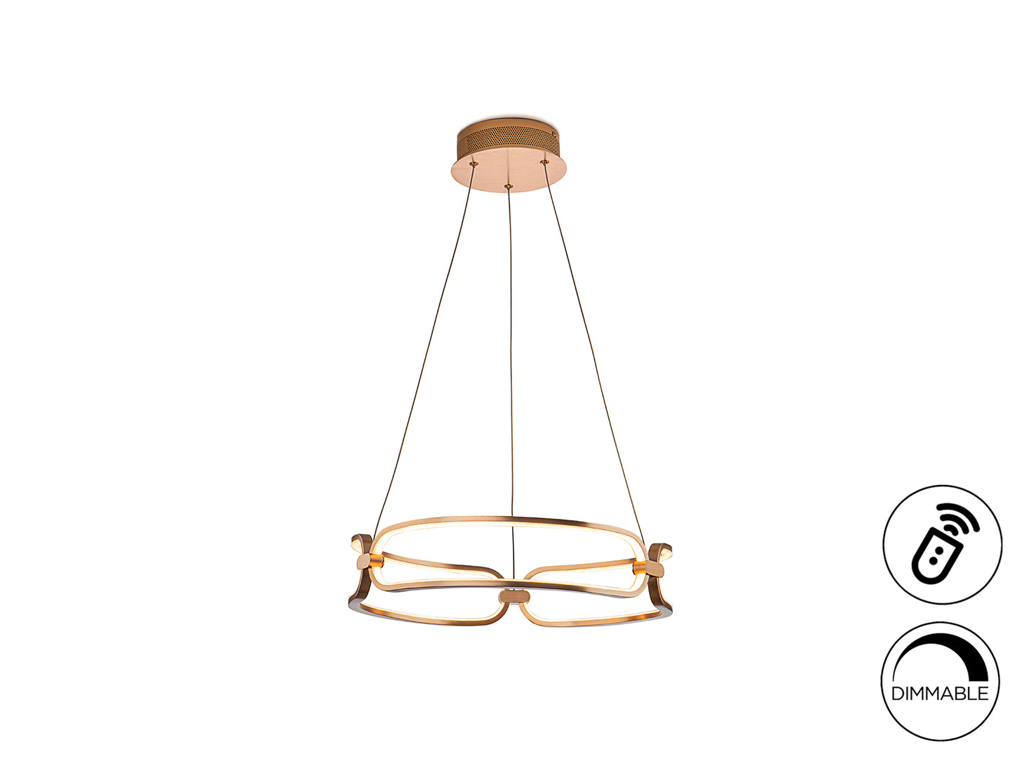 Schuller 786621 - Lámpara LED Colette Oro Rosa - luzguru.com