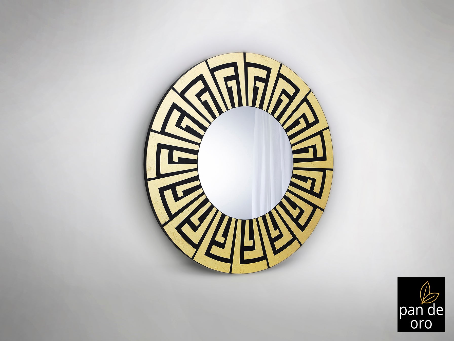 Espejo Moderno Pan de Oro - Schuller Aquiles | luzguru.com