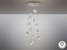 Schuller 721240 - Lámpara Priscila Cromada 12 Luces - luzguru.com