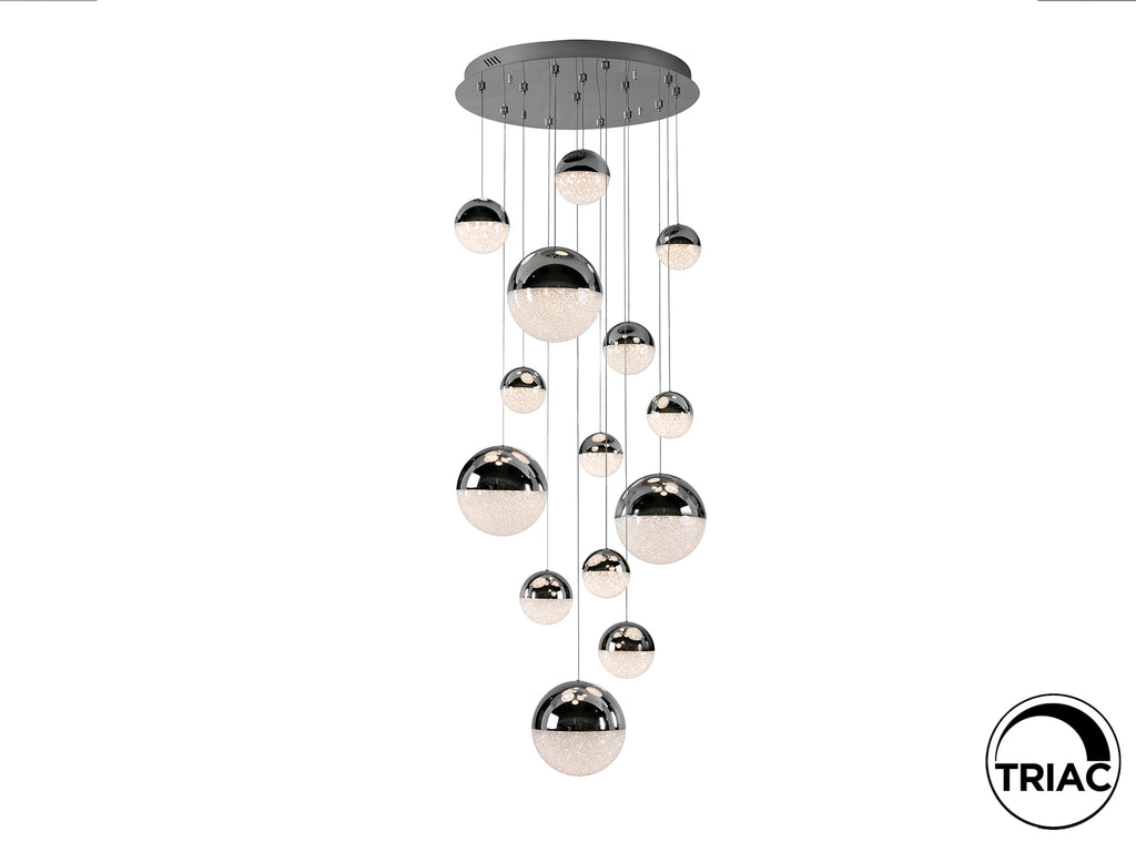 Schuller 793269D - Lámpara de techo Sphere cromada - luzguru.com