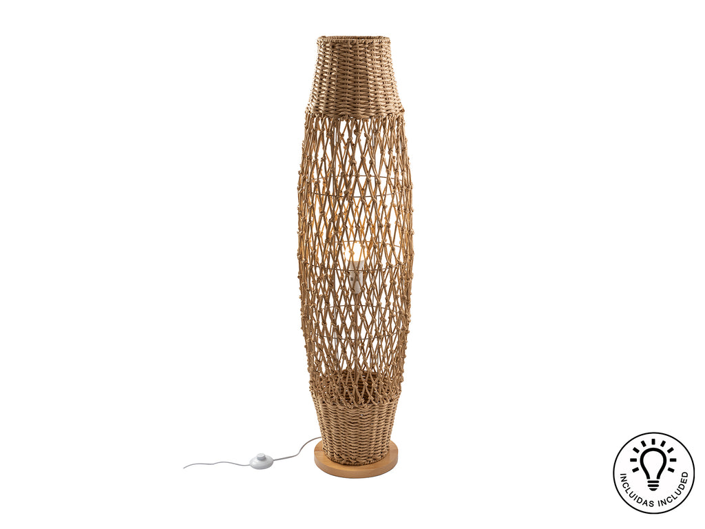 Lámpara de Pie YAIZA Beige - Schuller - Diseño Moderno | luzguru.com