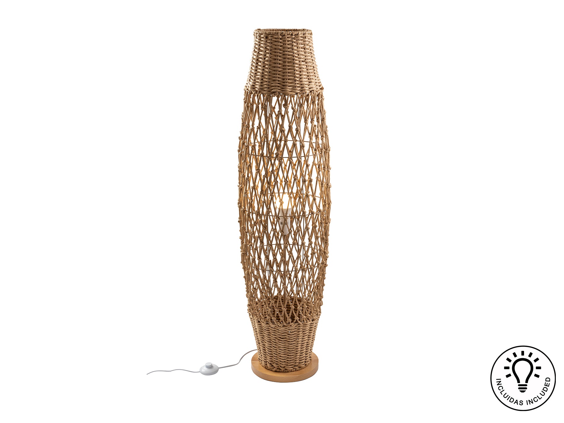 Lámpara de Pie YAIZA Beige - Schuller - Diseño Moderno | luzguru.com