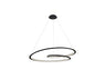 Schuller 527644 - Lámpara LOOPING Negra Ø97cm - luzguru.com
