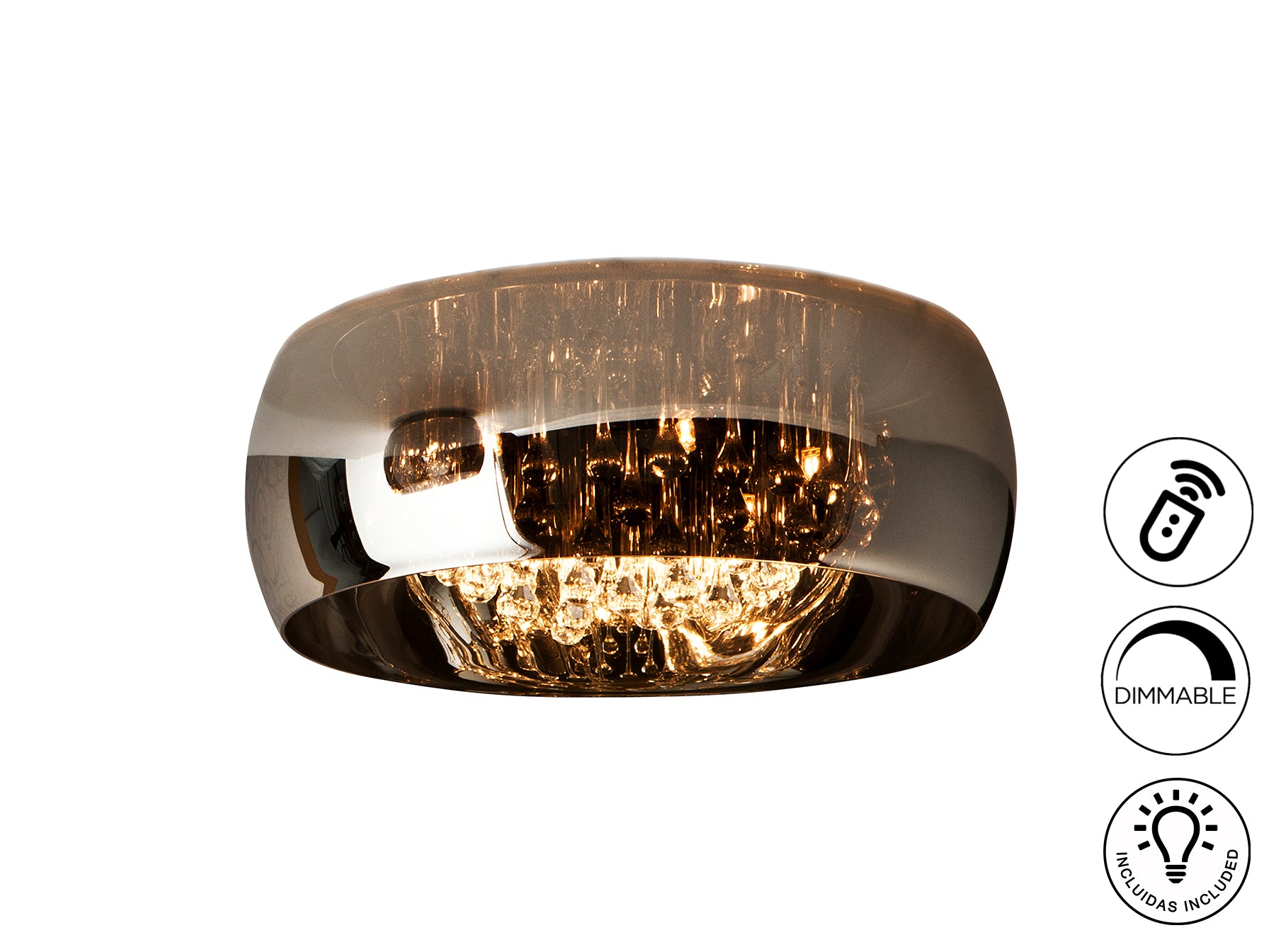 Plafón Moderno Dimmable Argos - Schuller - Calidad Premium | luzguru.com