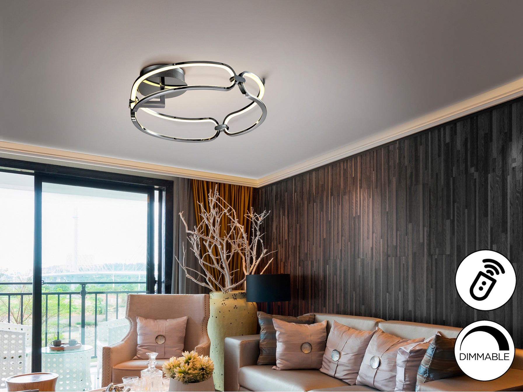 Plafón LED Schuller Colette - Diseño Moderno y Elegante | luzguru.com