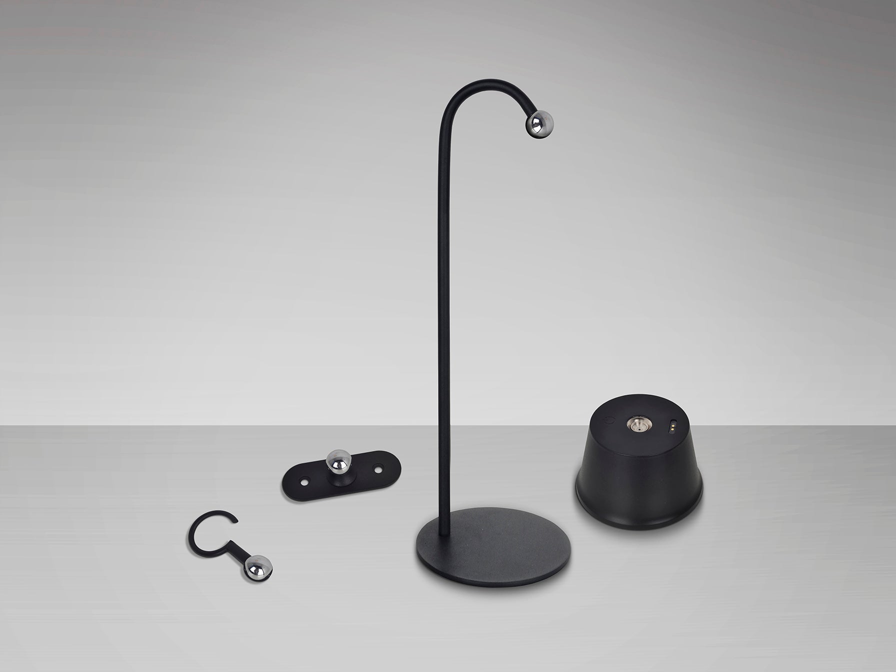 Sobremesa LED Negra Schuller Cuco - Iluminación Exterior | luzguru.com