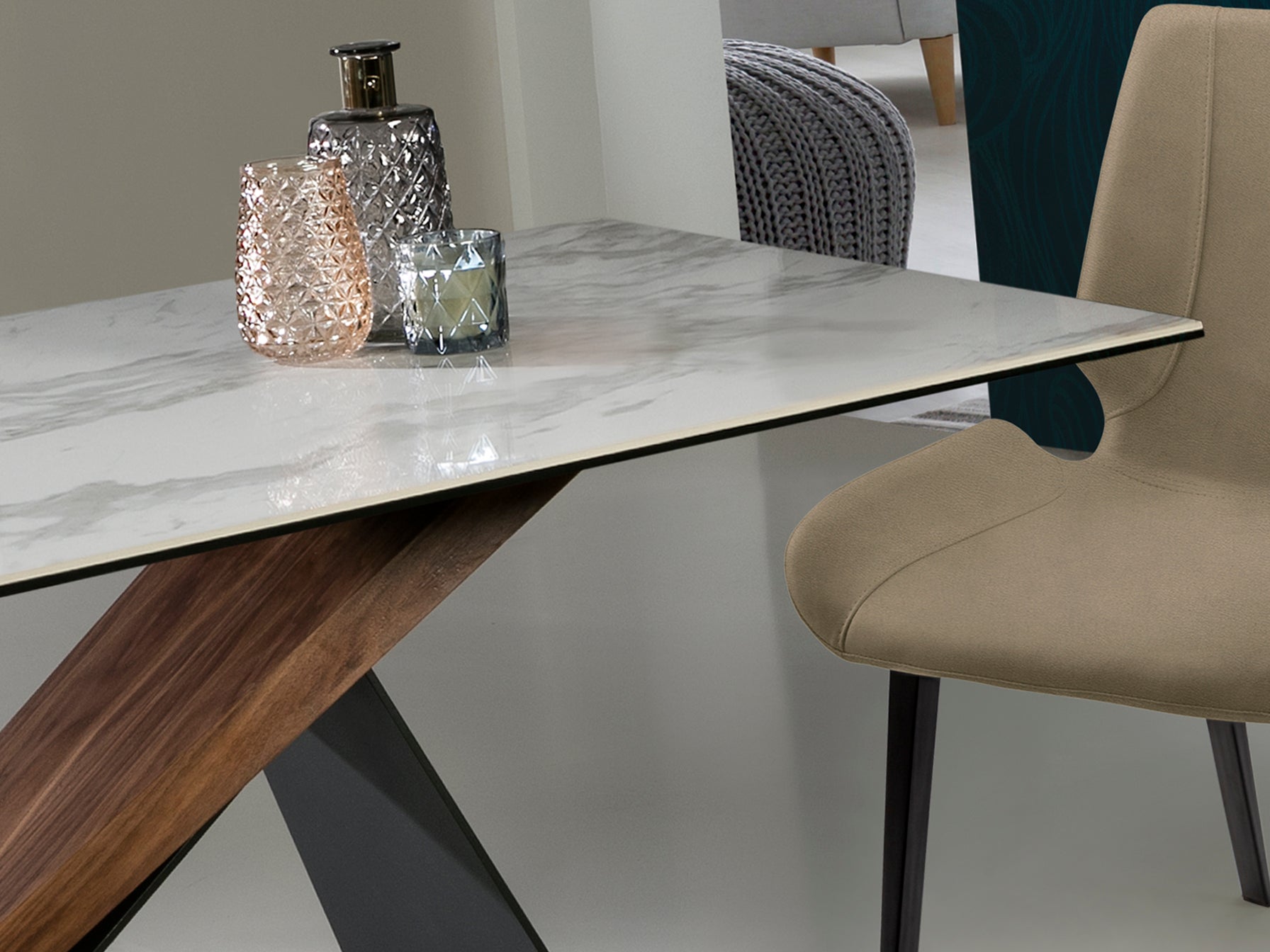 Mesa Comedor Moderna 180x90 - Schuller Noa - Calidad Premium | luzguru.com