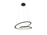 Schuller 527583 - Lámpara Looping Negra Ø60cm - luzguru.com