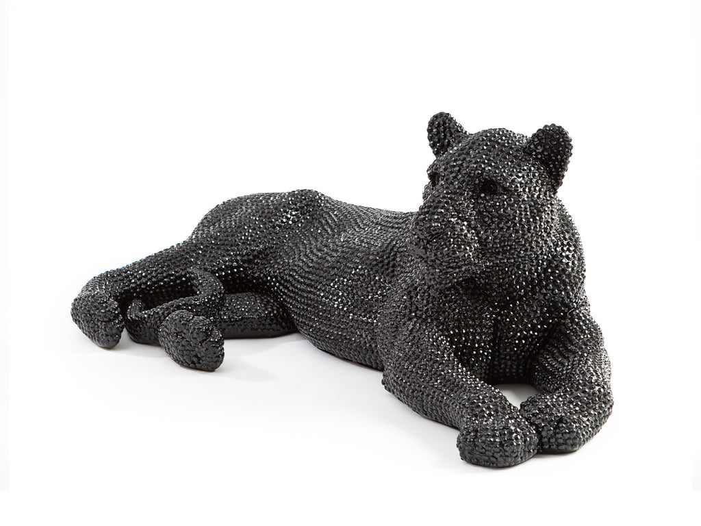 Figura Decorativa Leona Negra - Schuller - Calidad Premium | luzguru.com