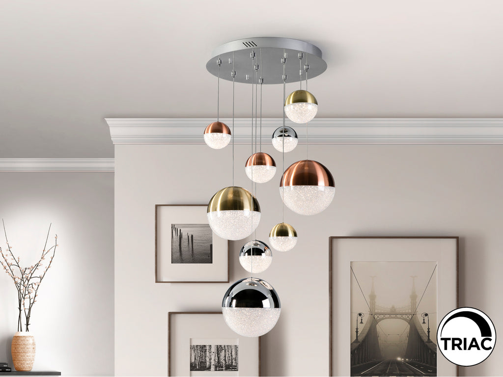 Lámpara de Techo Sphere 9 Luces - Schuller - Diseño Moderno | luzguru.com