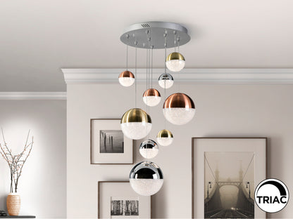 Lámpara de Techo Sphere 9 Luces - Schuller - Diseño Moderno | luzguru.com