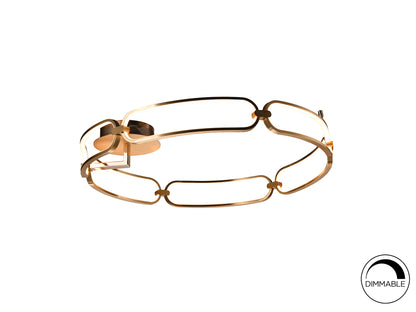 Plafón LED Schuller Colette Oro Rosa - Iluminación Moderna | luzguru.com