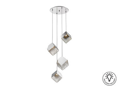 Lámpara Colgante Cromada Priscila - Schuller - Calidad Premium | luzguru.com