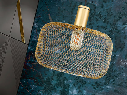 Lámpara de Metal Oro Osiris - Schuller - Calidad Premium | luzguru.com