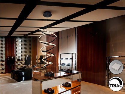 Lámpara Moderna Negra 8 Aros - Schuller Ring - Calidad Premium | luzguru.com