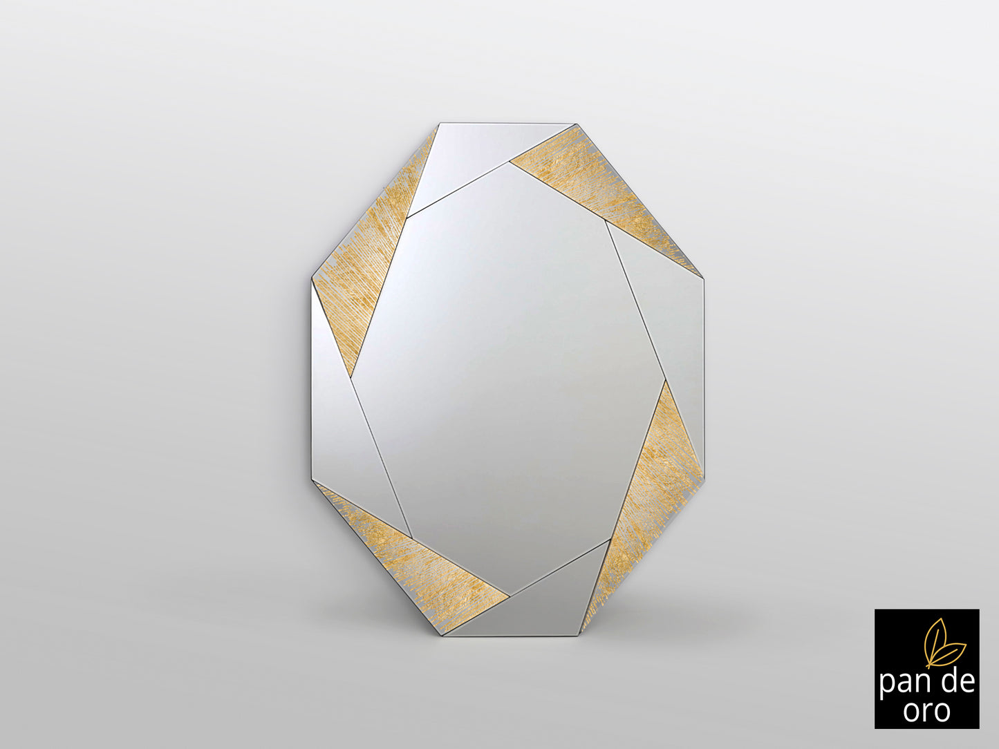 Espejo Laverna Oro - Schuller - Diseño Elegante | luzguru.com