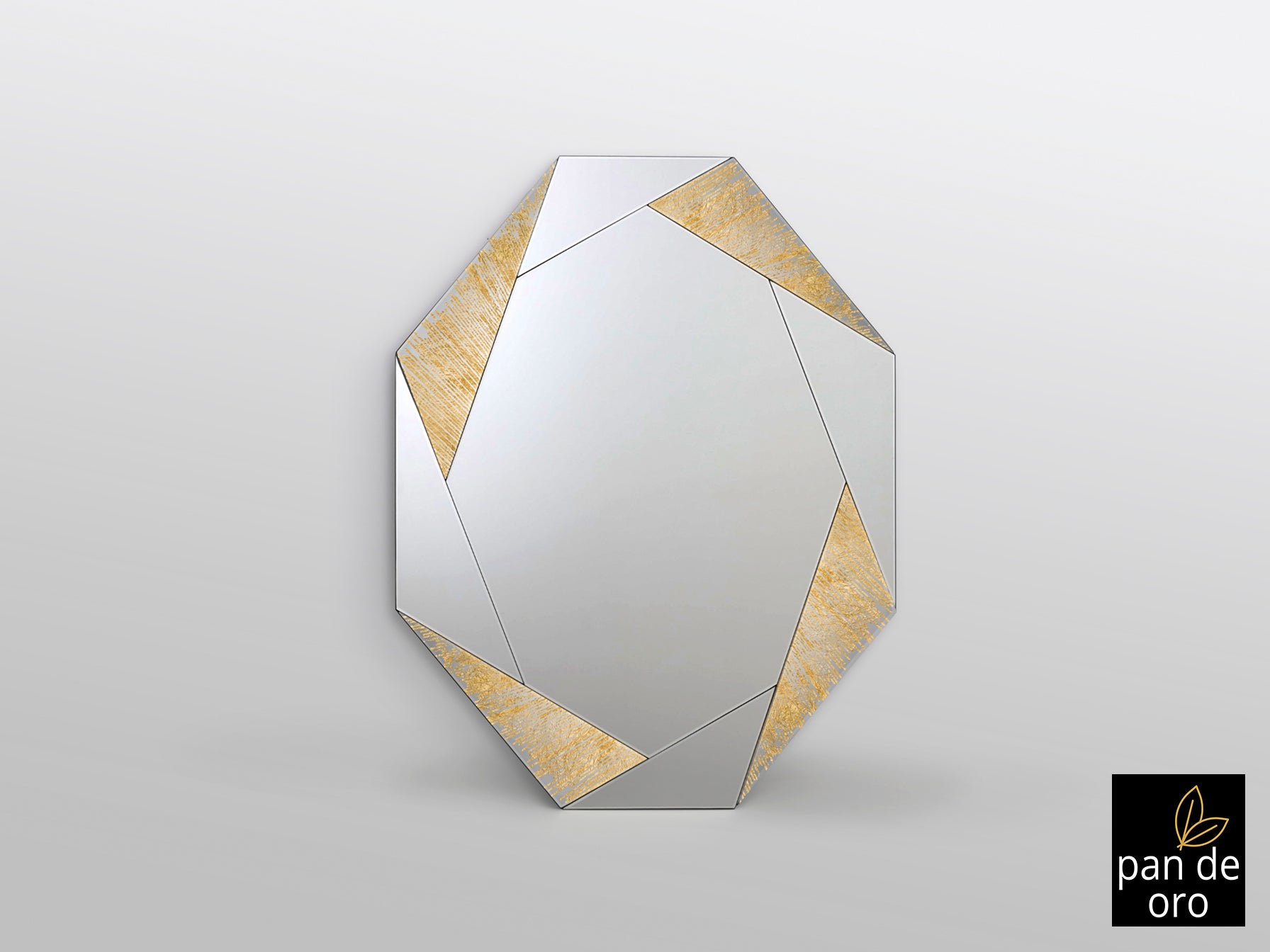 Espejo Laverna Oro - Schuller - Diseño Elegante | luzguru.com