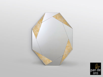 Espejo Laverna Oro - Schuller - Diseño Elegante | luzguru.com