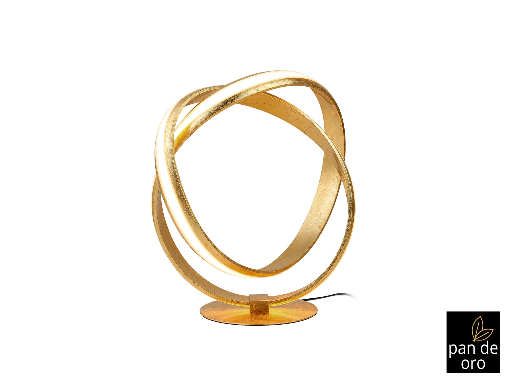 Sobremesa Moderna Pan Oro - Schuller Lazas | luzguru.com