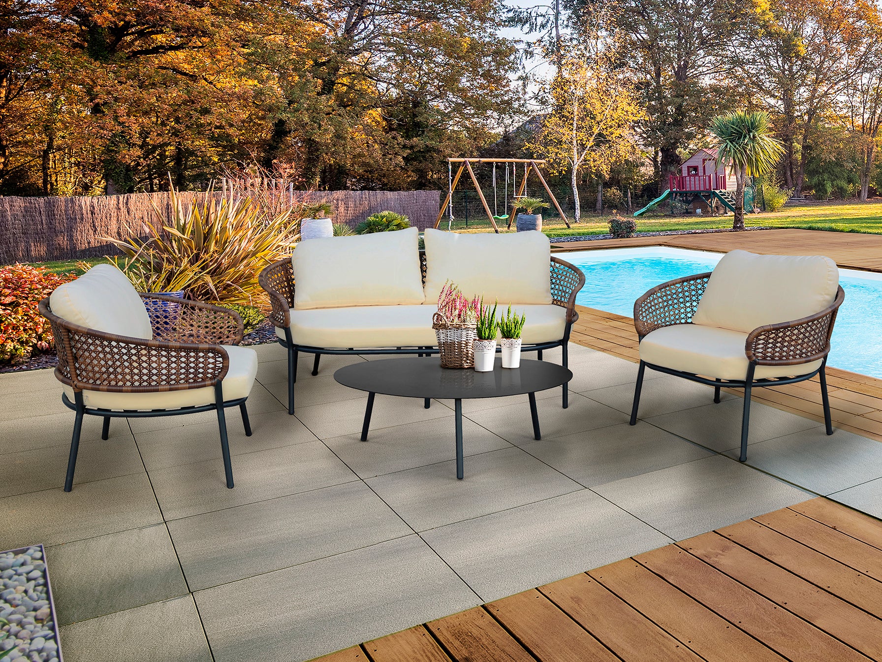Salón Exterior Schuller Barlac - Diseño Resistente y Elegante | luzguru.com
