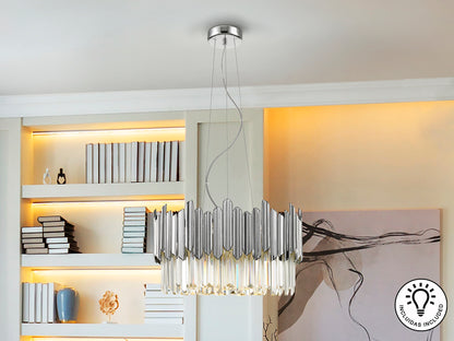 Lámpara de Techo Cromada Tiara - Schuller - Iluminación de Lujo | luzguru.com