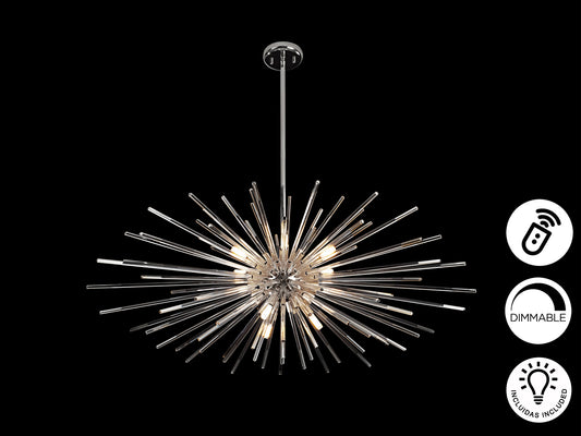 Lámpara de techo Schuller Evasión 381628D - Cromo - luzguru.com