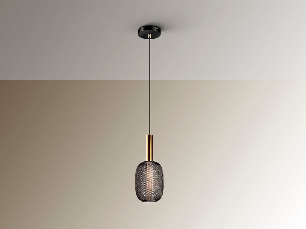 Lámpara MICRON Oro Negro - Schuller - Iluminación Moderna | luzguru.com