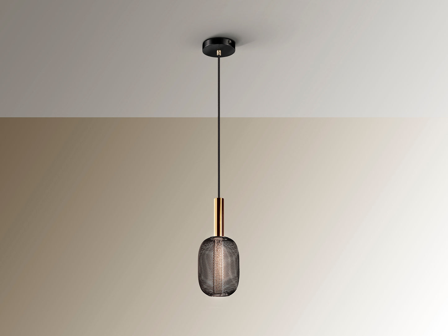 Lámpara MICRON Oro Negro - Schuller - Iluminación Moderna | luzguru.com