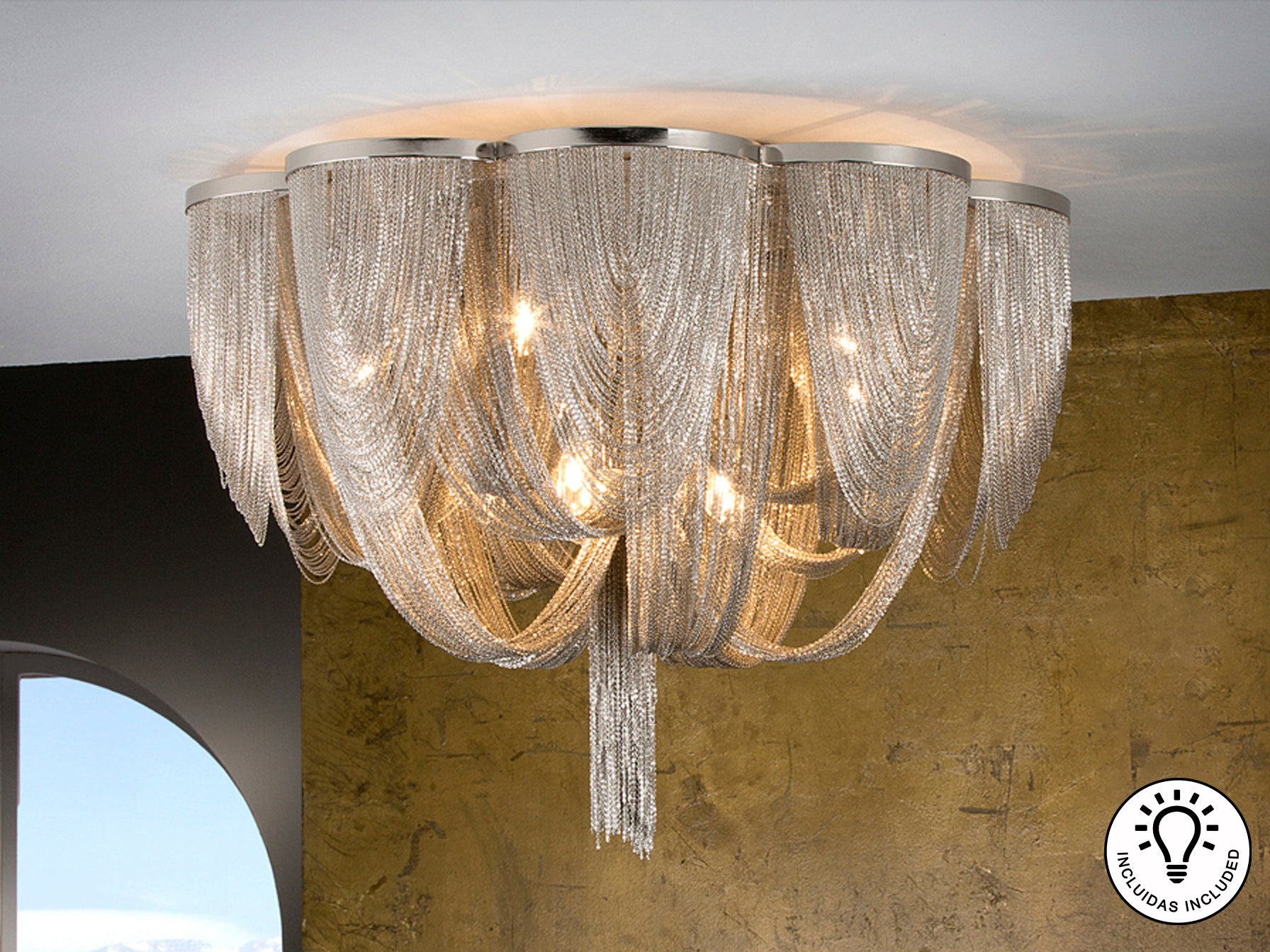 Plafón Moderno 10 Luces - Schuller Minerva - Calidad Premium | luzguru.com