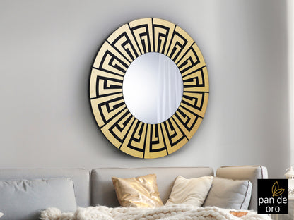 Espejo Moderno Pan de Oro - Schuller Aquiles | luzguru.com